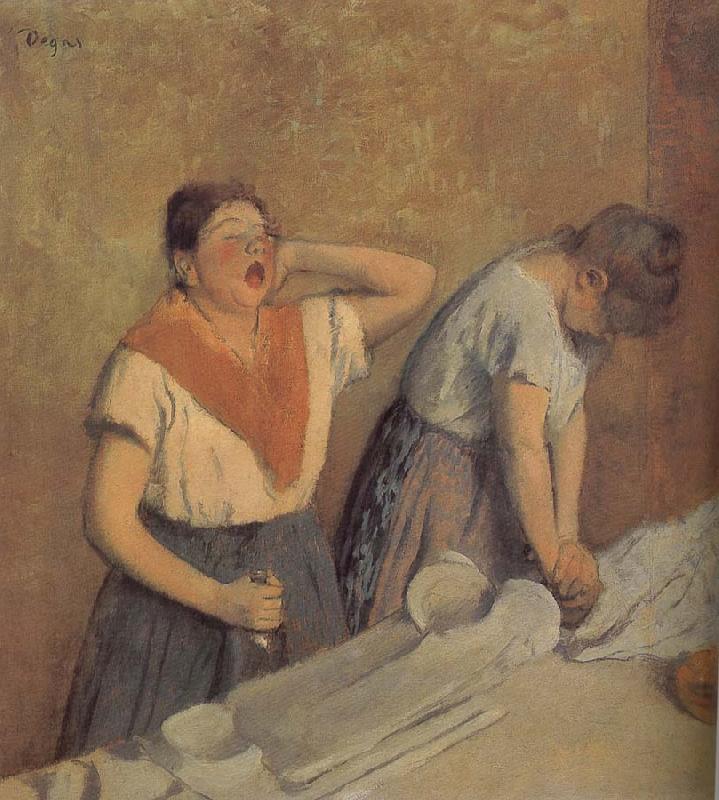 Edgar Degas Laundryman